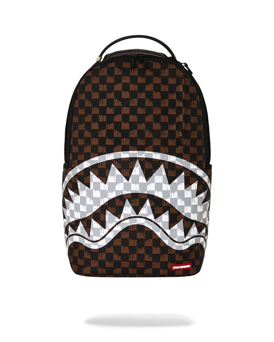 Sprayground Drip Check Shark Backpack