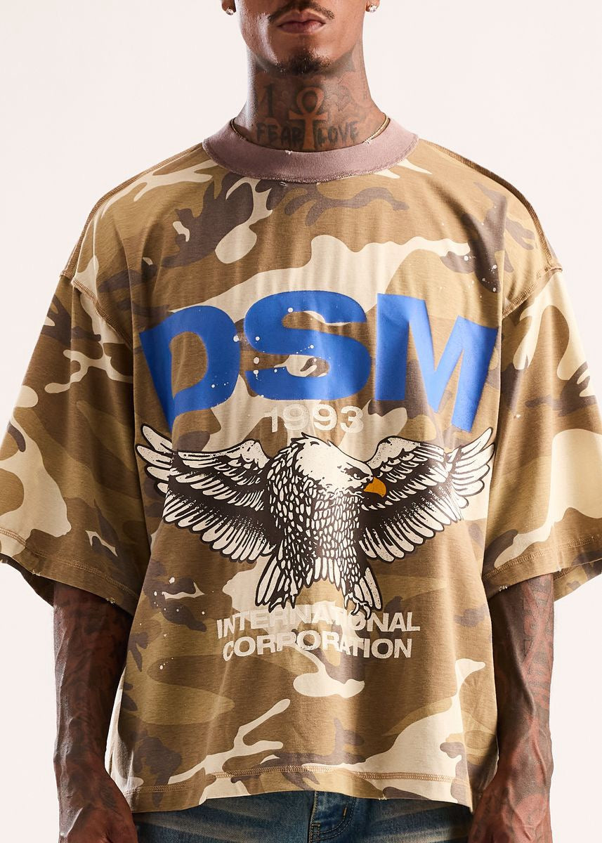 Diet Starts Monday | DSM Eagle Tee - Desert Camo