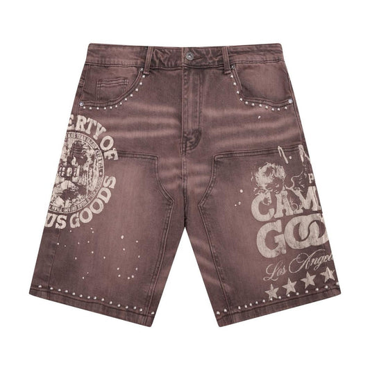 Campus | Seraph Denim Jorts - Brown