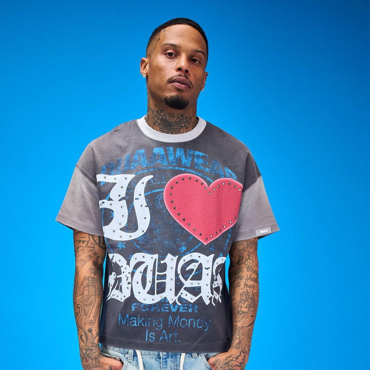 Duaa | Edge Tee - Grey