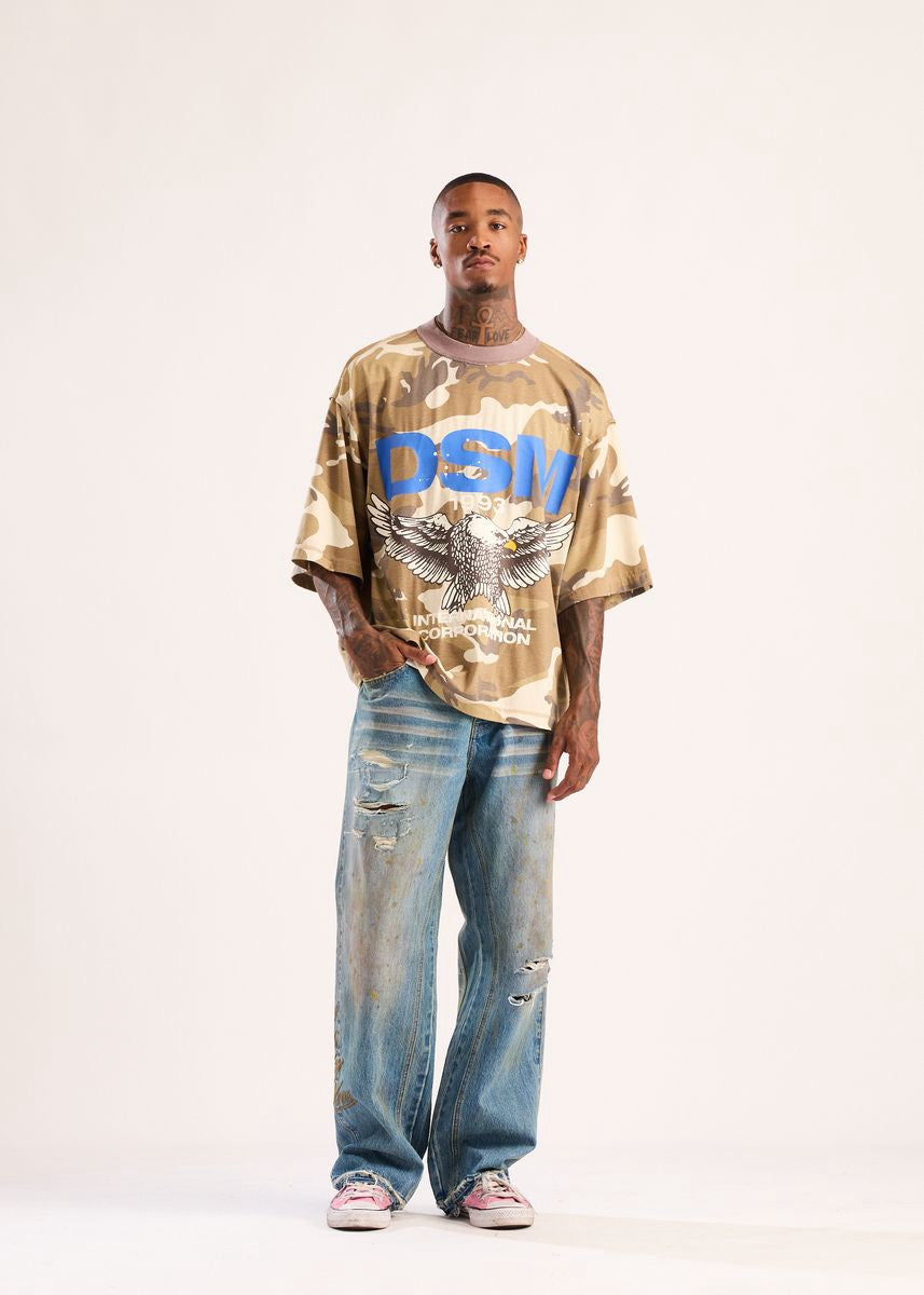 Diet Starts Monday | DSM Eagle Tee - Desert Camo