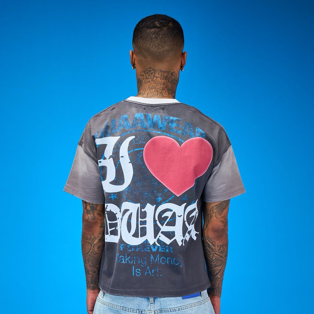 Duaa | Edge Tee - Grey