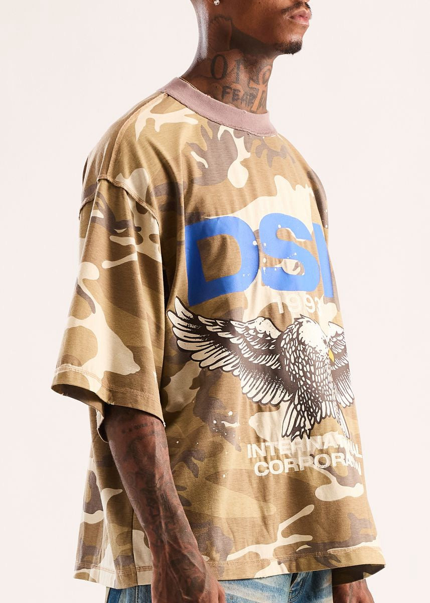 Diet Starts Monday | DSM Eagle Tee - Desert Camo