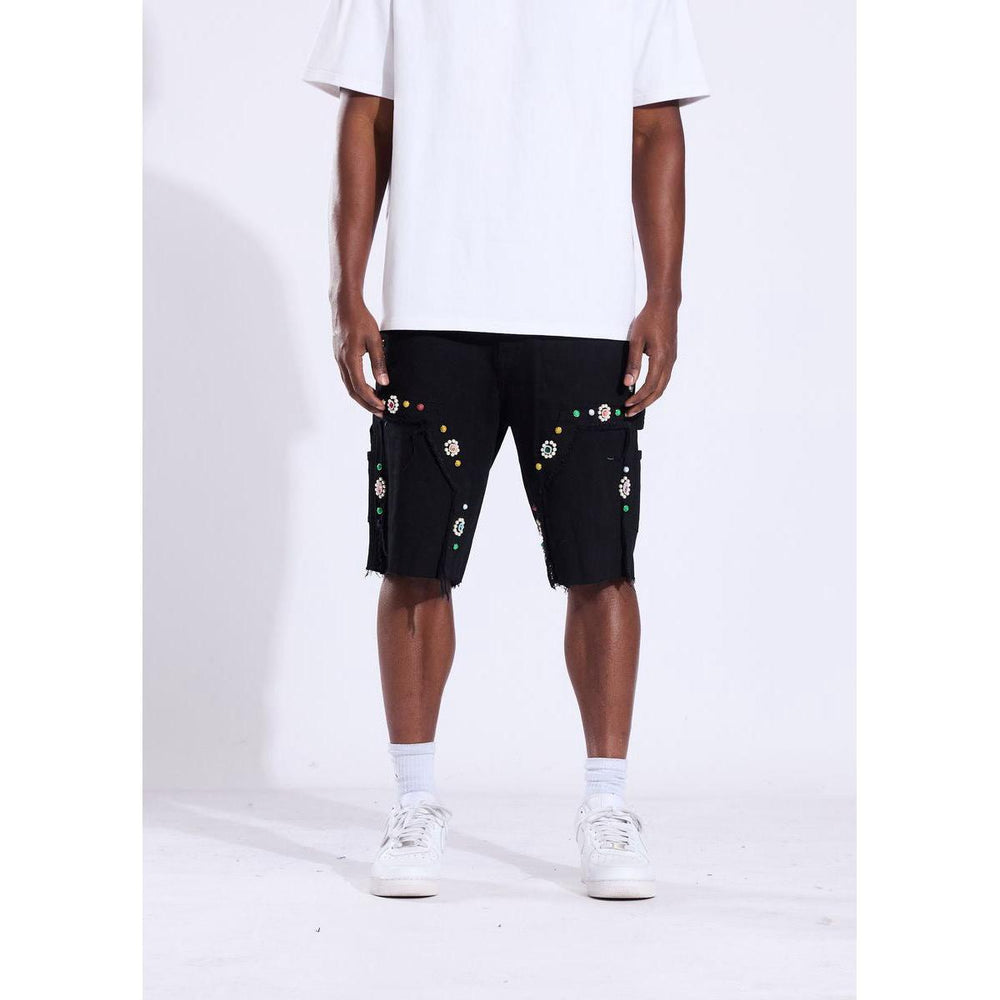 Crysp Denim | Lotus Jorts - Jet Black