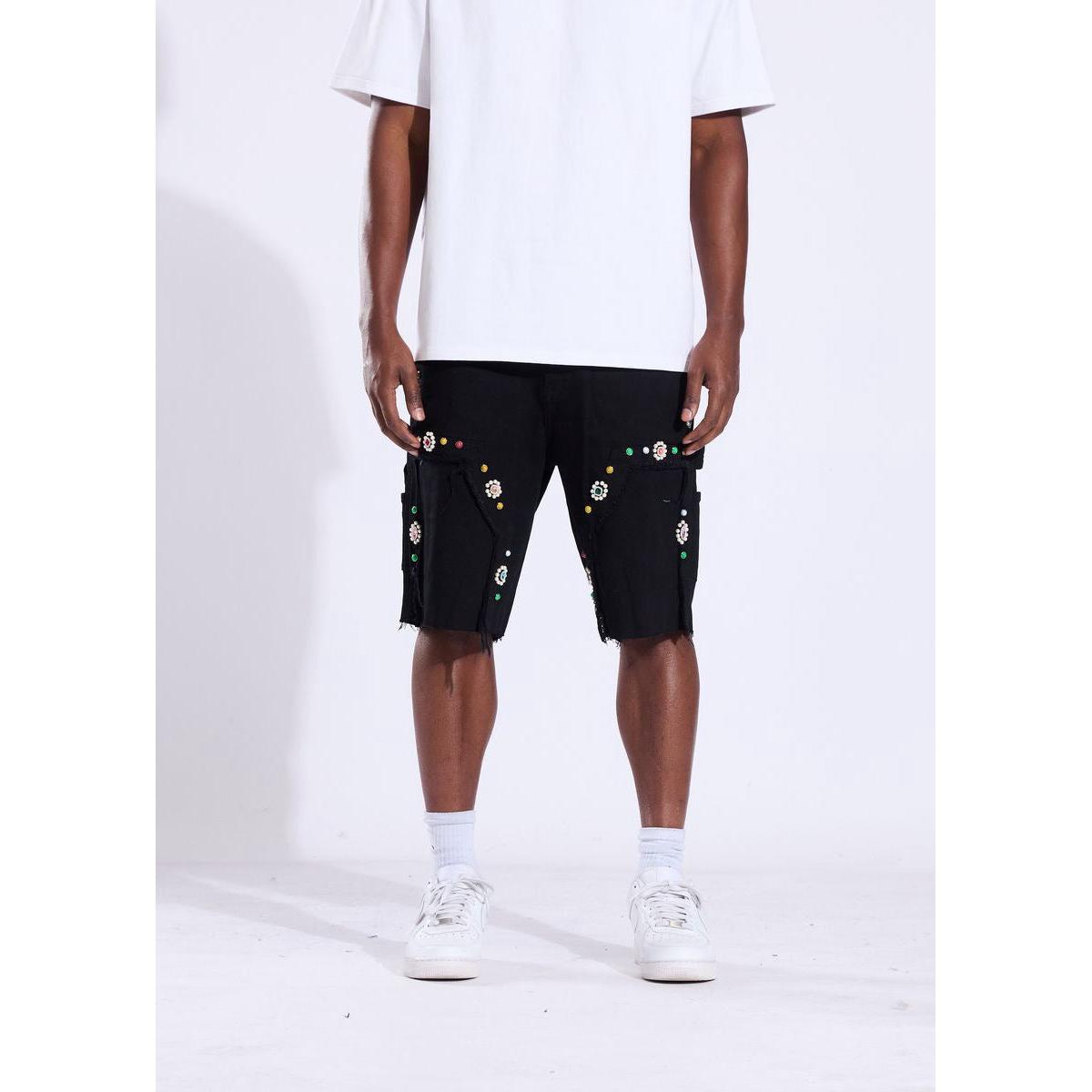Crysp Denim | Lotus Jorts - Jet Black