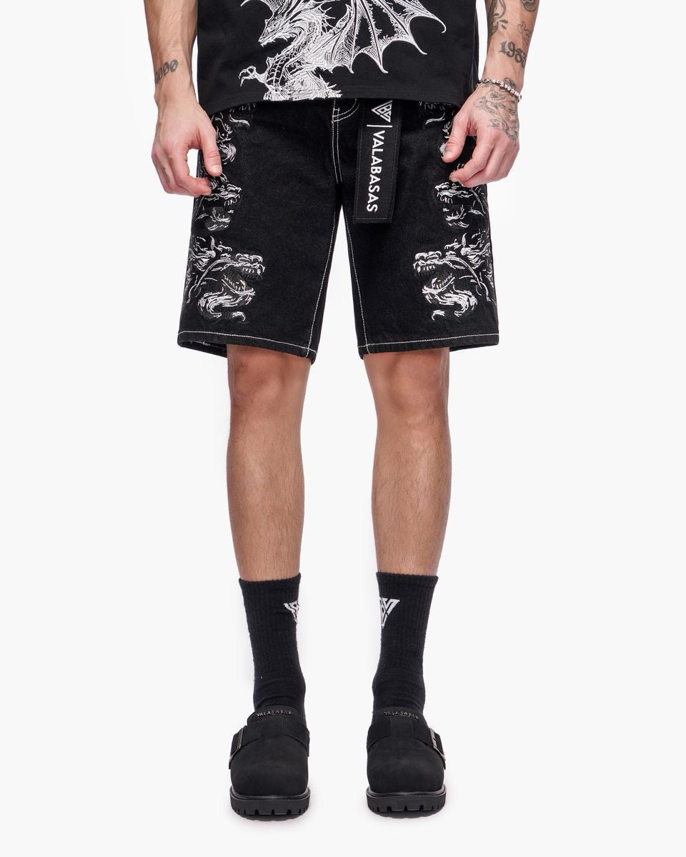 Valabasas | Tsuki Denim Jorts - Jet Black