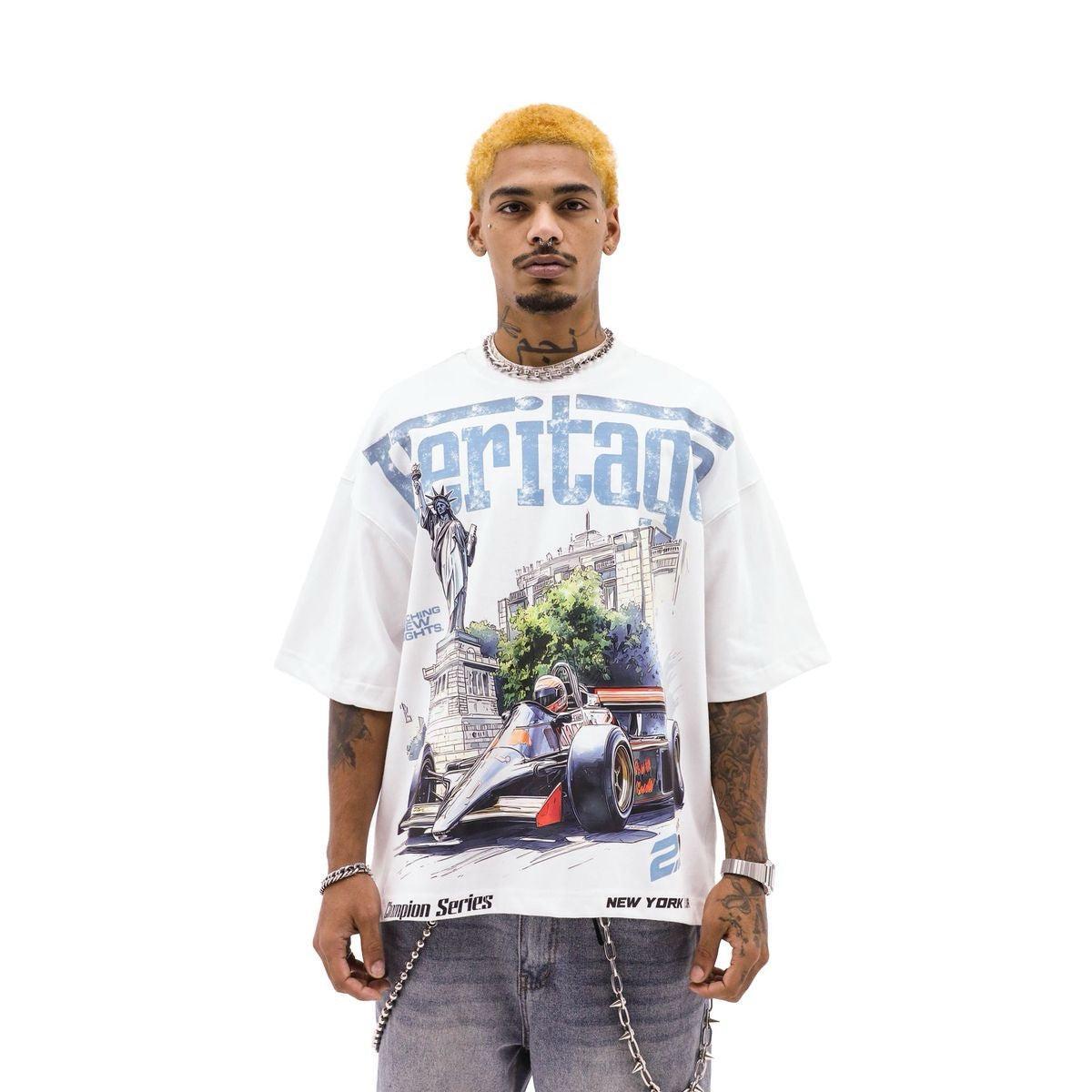 Heights District | Heritage Liberty City Tee - White