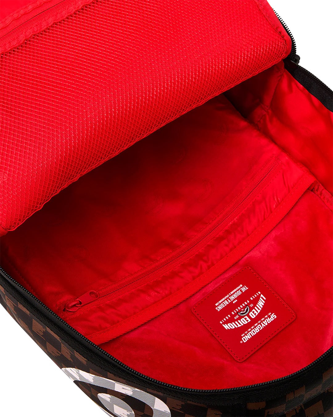 Sprayground Drip Check Shark Backpack