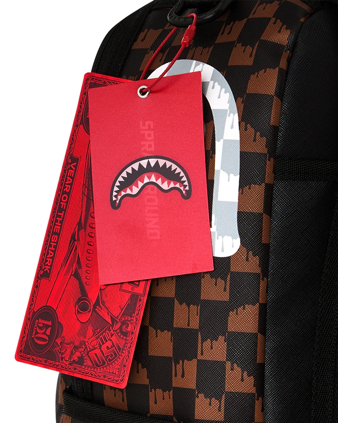 Sprayground Drip Check Shark Backpack