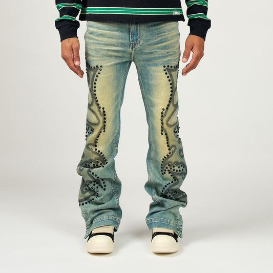 Duaa | Mountain Stacked Denim