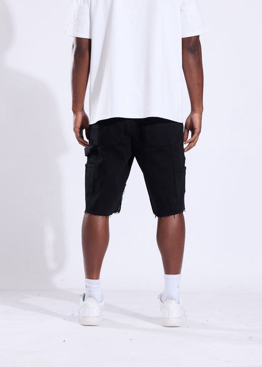 Crysp Denim | Lotus Jorts - Jet Black