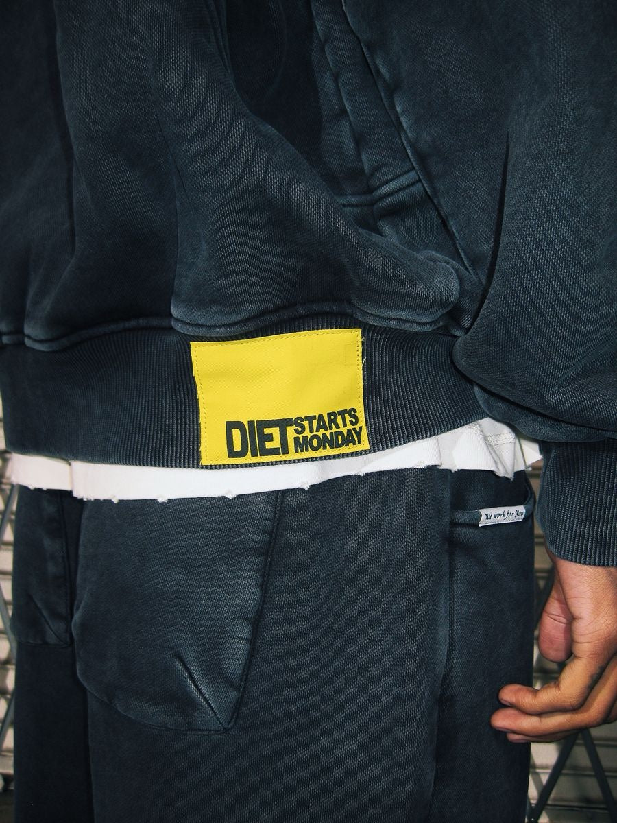 Diet Starts Monday | Atelier Zip Up Hoodie - Vintage Black