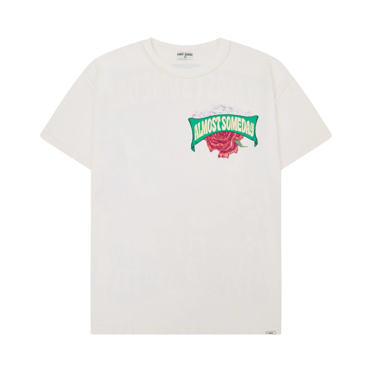 Almost Someday | Holy Rose Tee - Cream