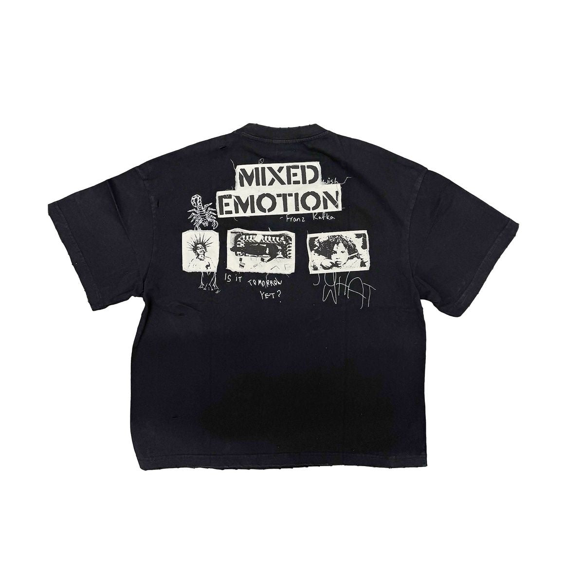 Mixed Emotion | Stamped Tee - Black