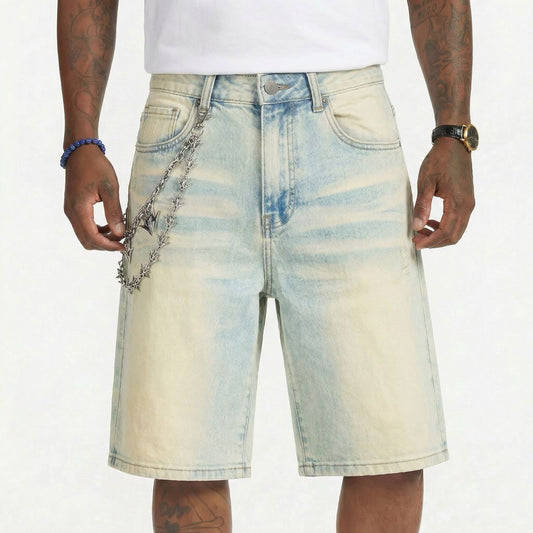 Melee | Milky Way Denim Jorts