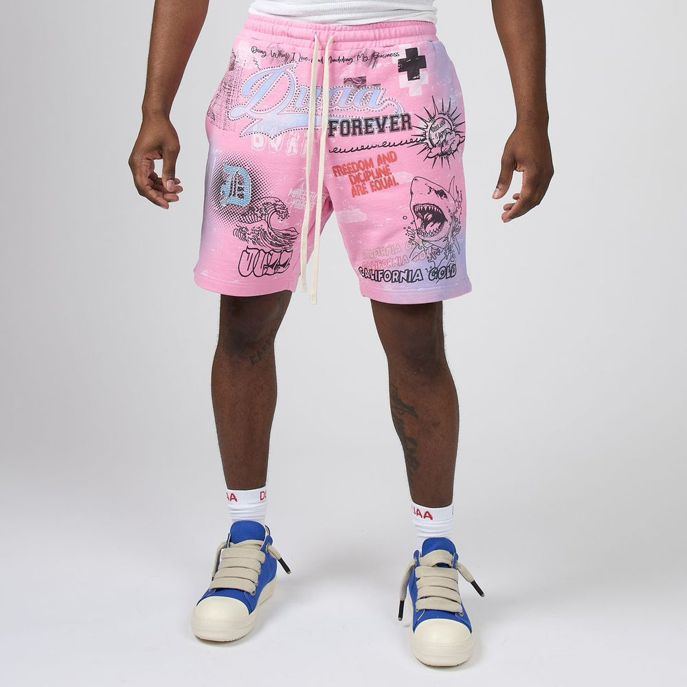 Duaa | Cloud Shorts - Pink