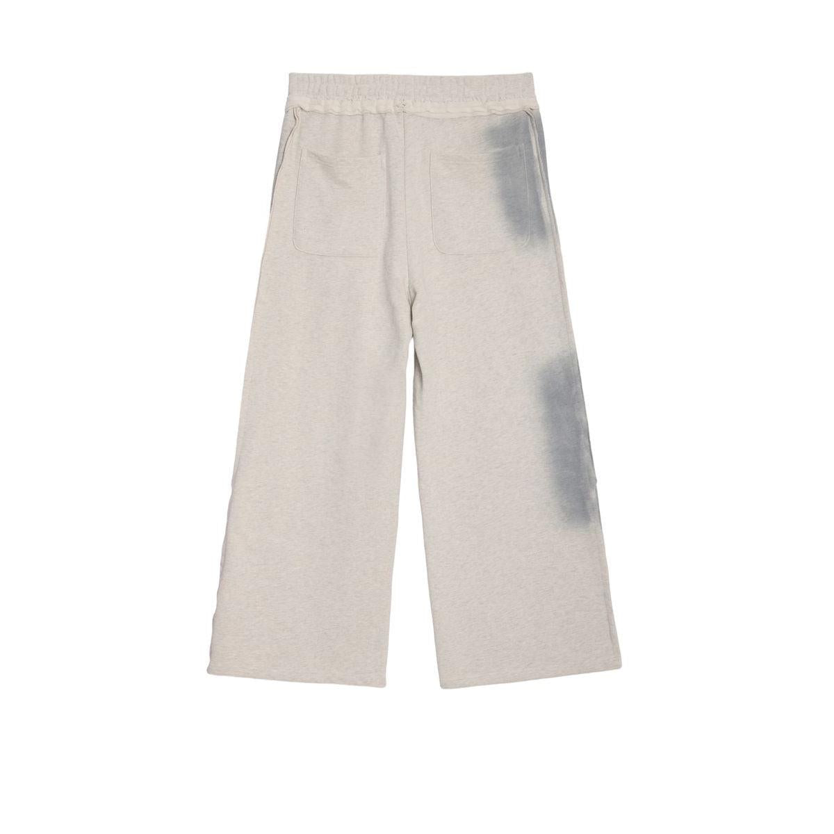 Forever Situated | Printed Sweat Pants Set With Hoodie - Grey