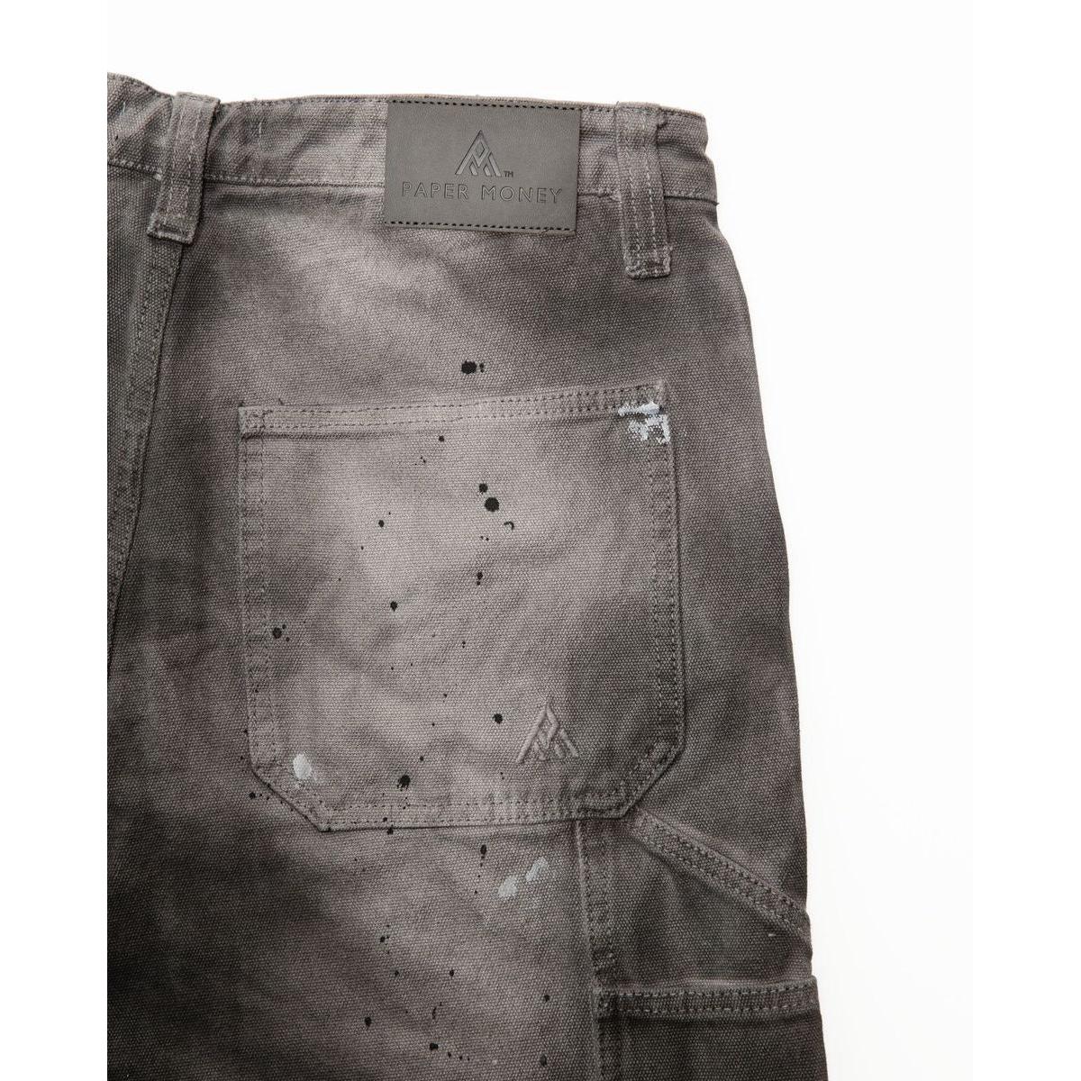 Paper Money | Faded Jorts - Grey Wash