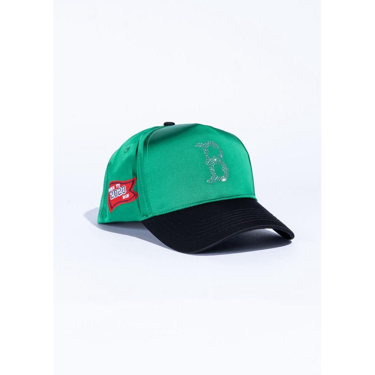 Reference | Celtox Crystals Hat - Green Satin