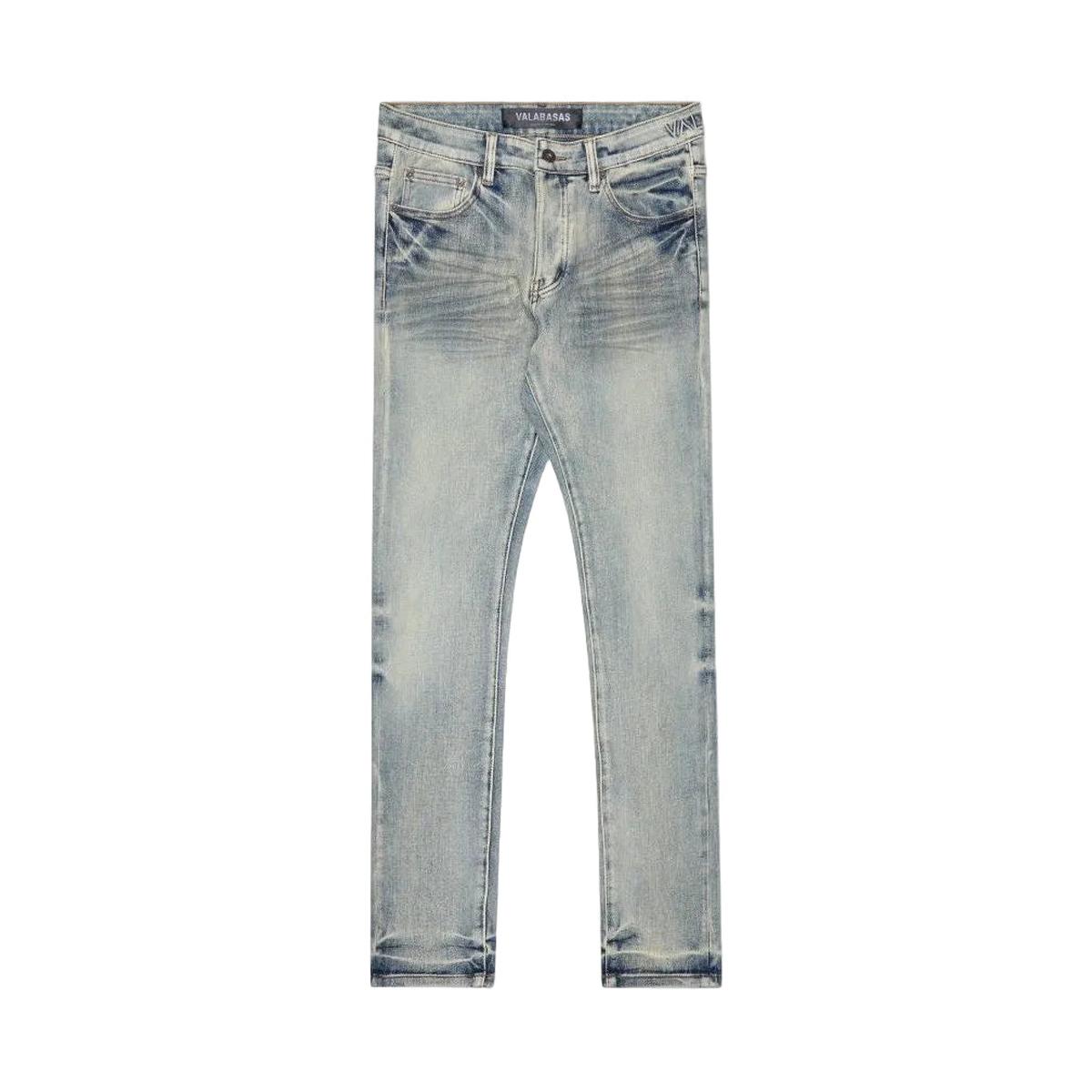 Valabasas | Mr. Flex Skinny Jeans - Light Blue Wash