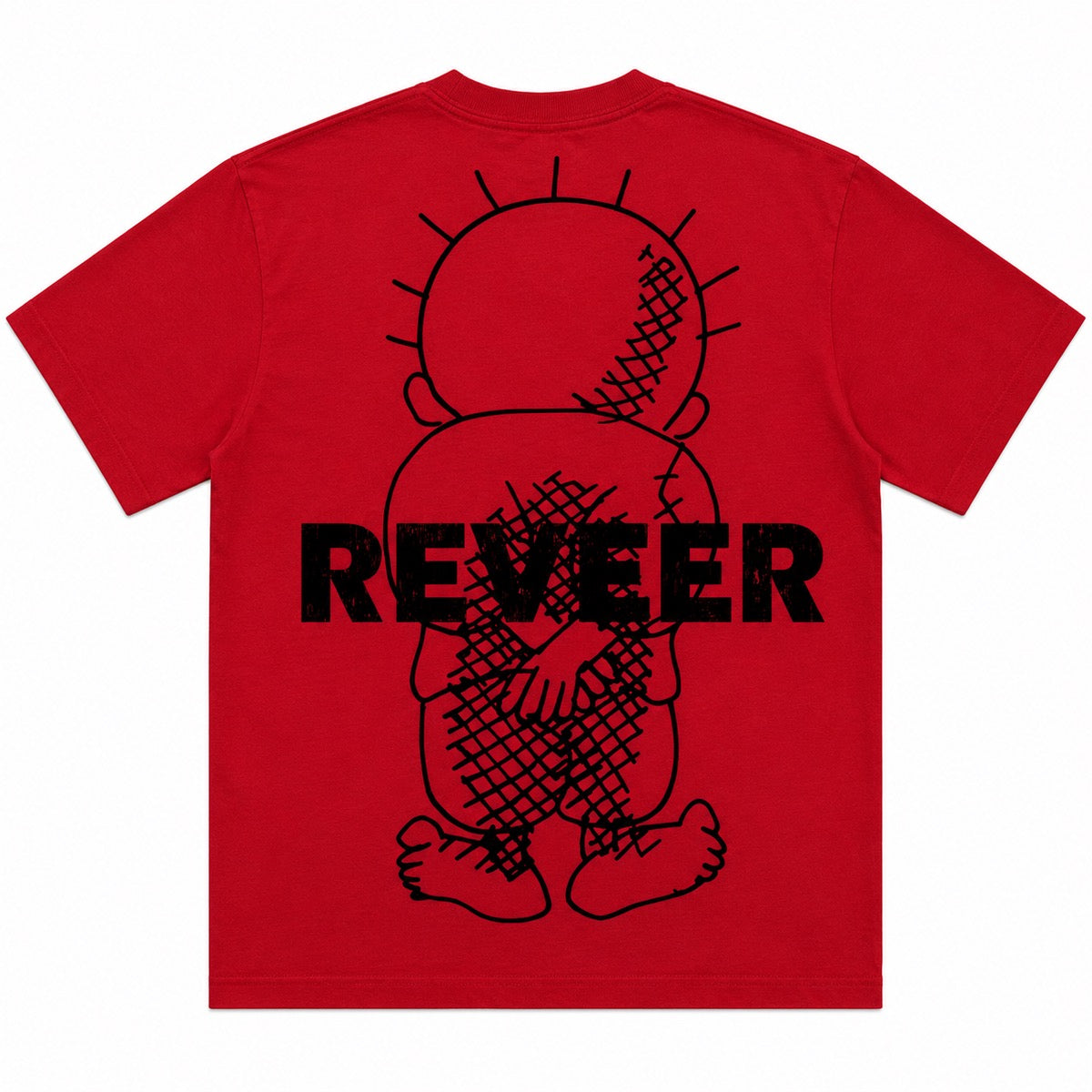 Reveer | "BROKEN FIGURE" TEE (RED)