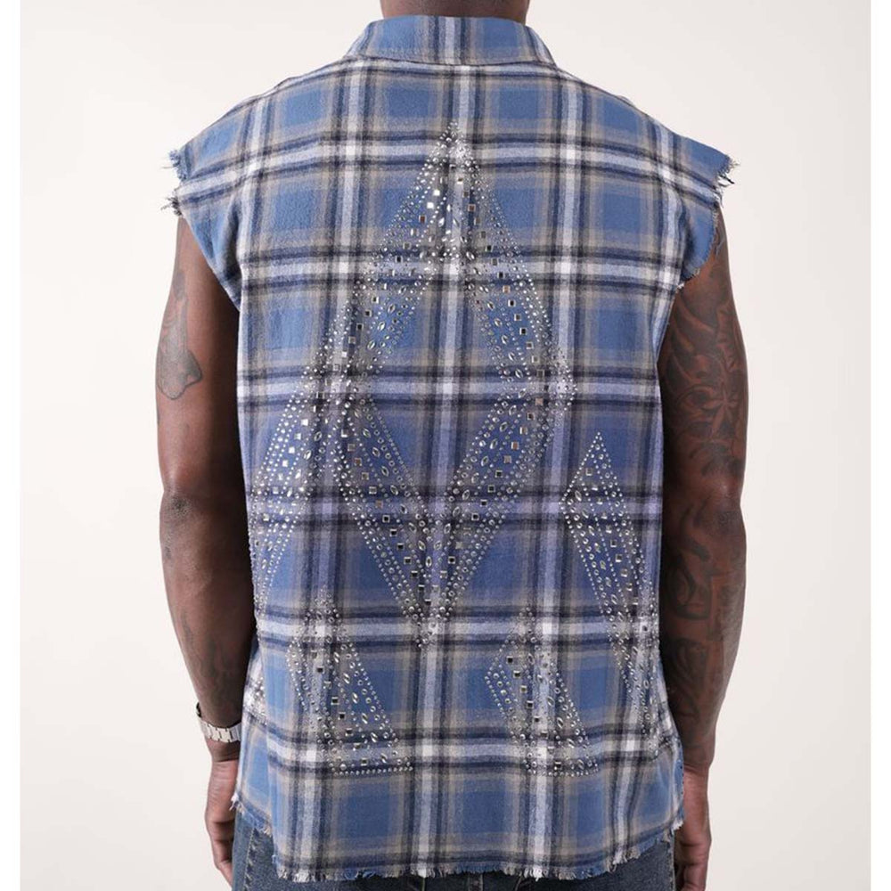paper-money-brand-rhinestone-sleeveless-flannel-blue-6-rings-clothing