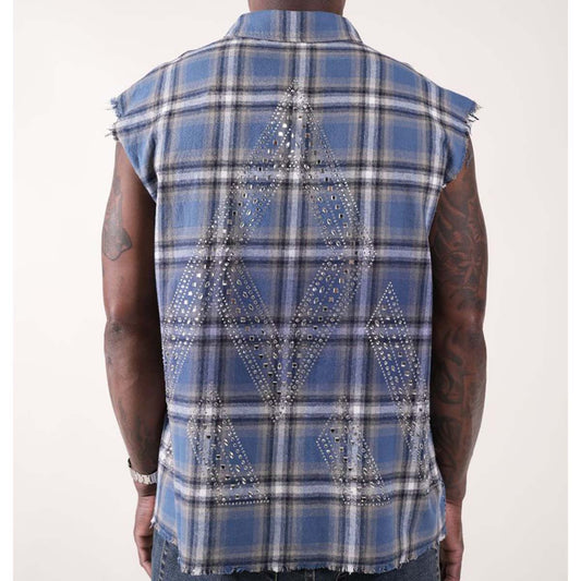 paper-money-brand-rhinestone-sleeveless-flannel-blue-6-rings-clothing