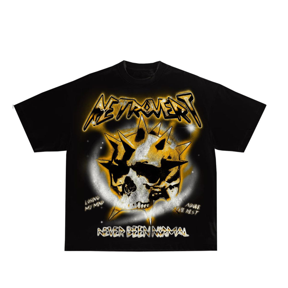retrovert-skull-tee-black-yellow-6-rings-clothing