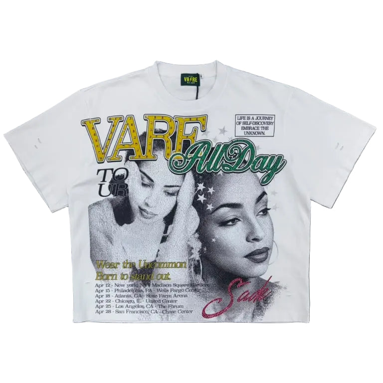 Vare All Day | Sade Tour Tee - White