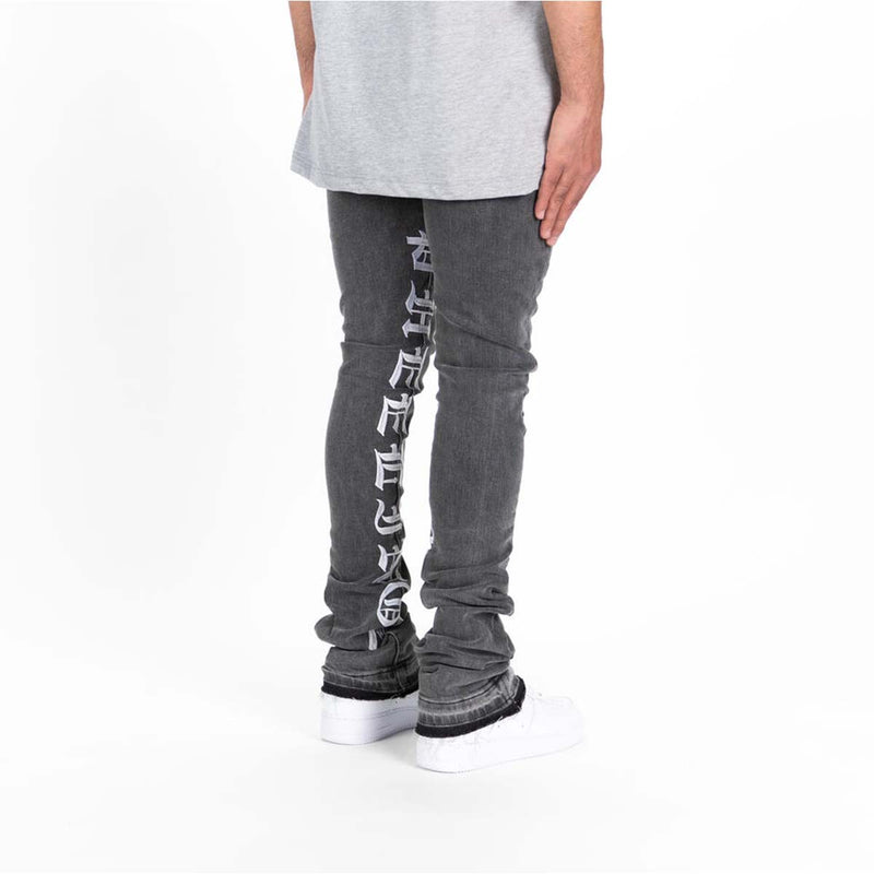 pheelings-against-all-odds-flare-stack-denim-grey-6-rings-clothing