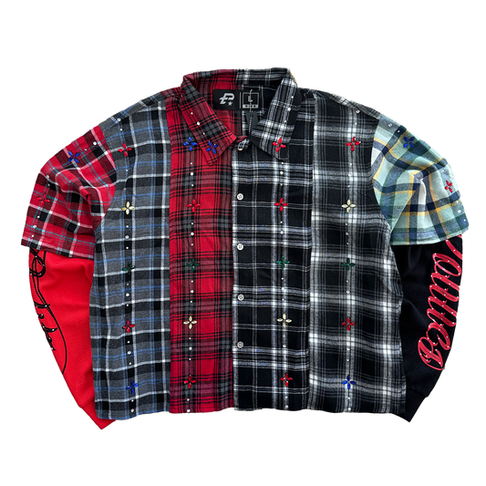 politics-blay-flannel-multi-color-red-6-rings-clothing