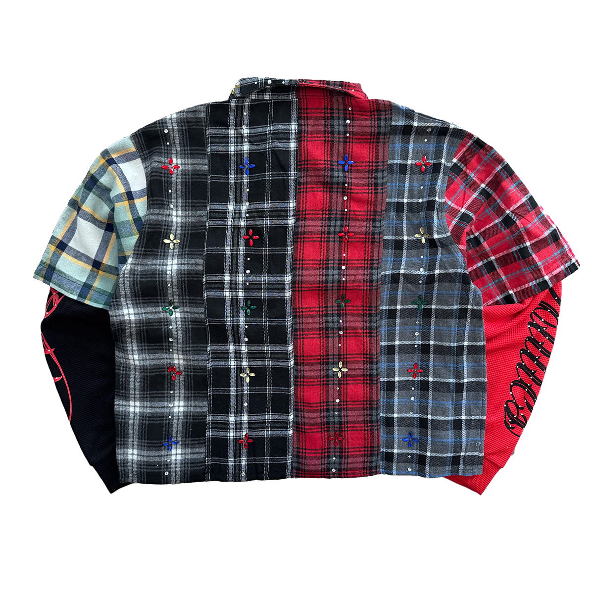 politics-blay-flannel-multi-color-red-6-rings-clothing