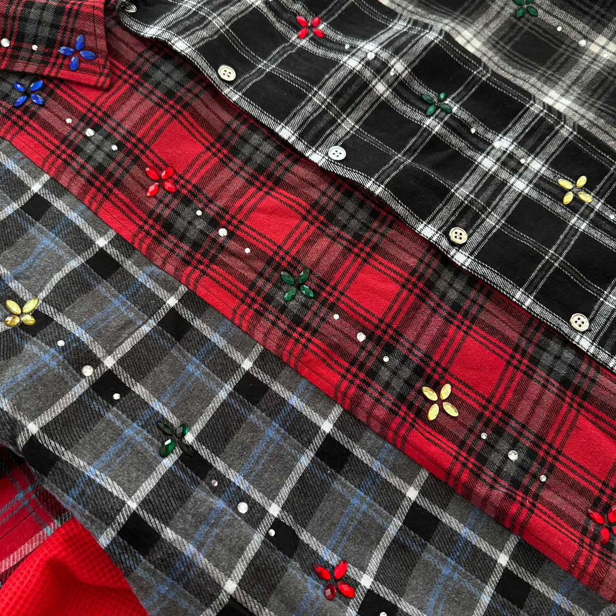 politics-blay-flannel-multi-color-red-6-rings-clothing