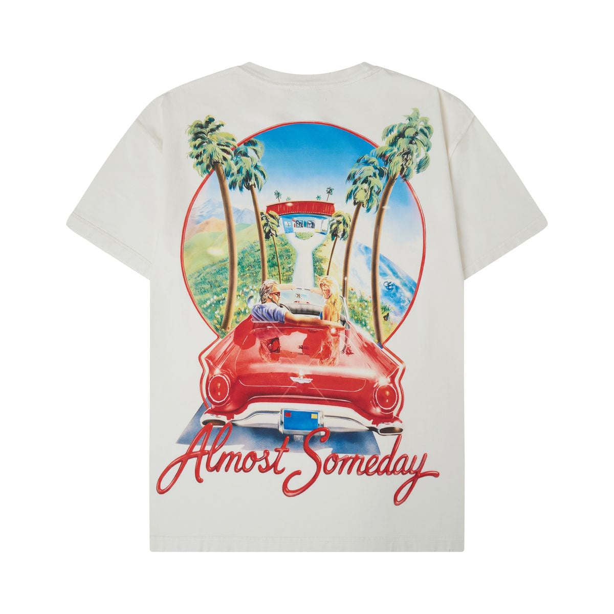 Almost Someday | Drive Thru Tee - Cream