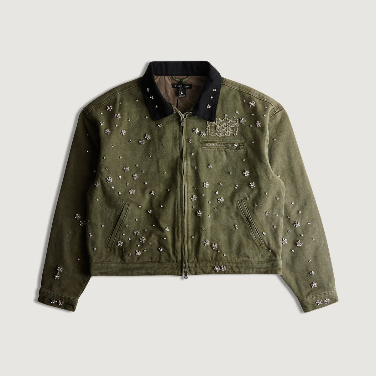 embellish-clean-up-work-jacket-olive-green-6-rings-clothing