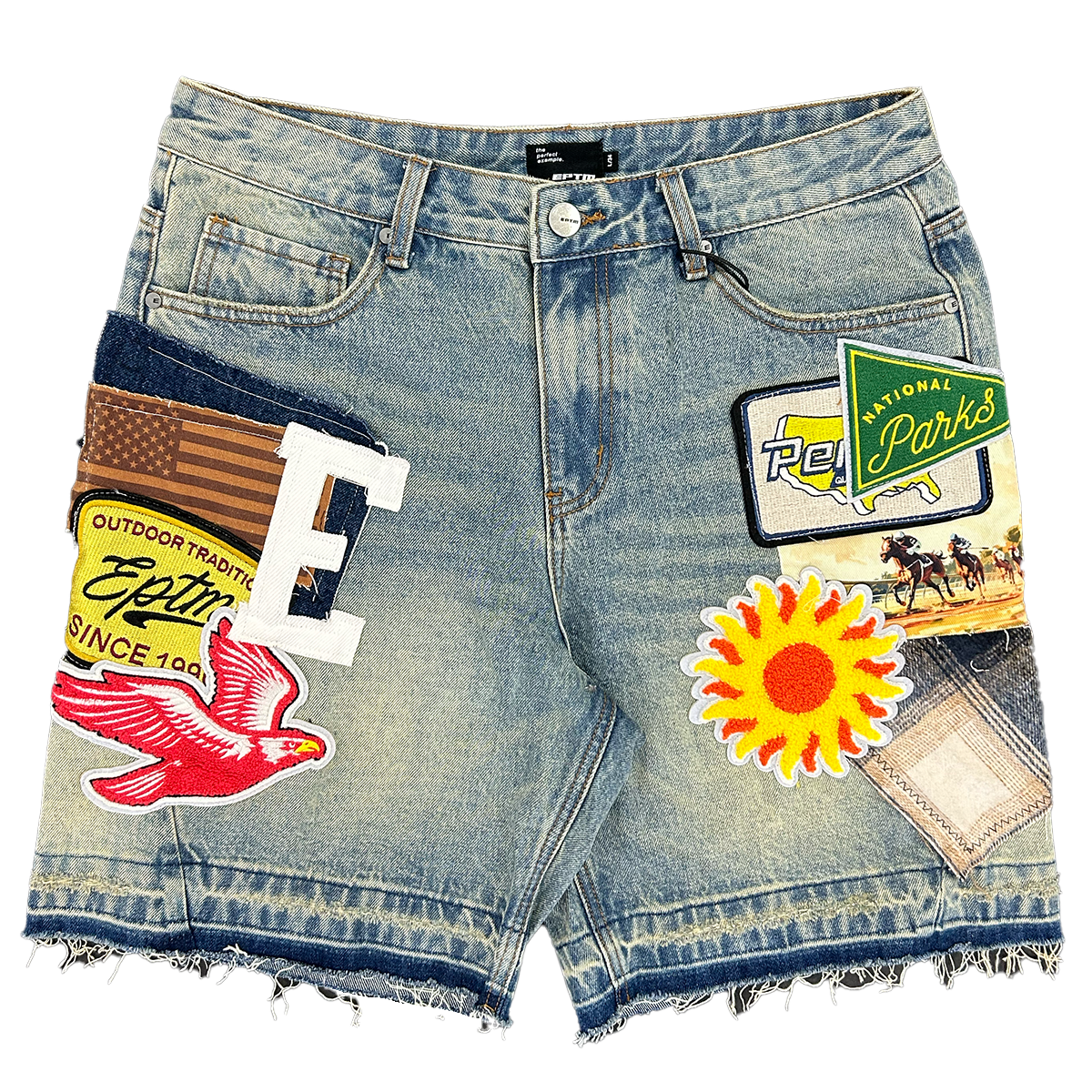 eptm-yankee-jorts-blue-vintage-patched-jean-shorts-6-rings-clothing