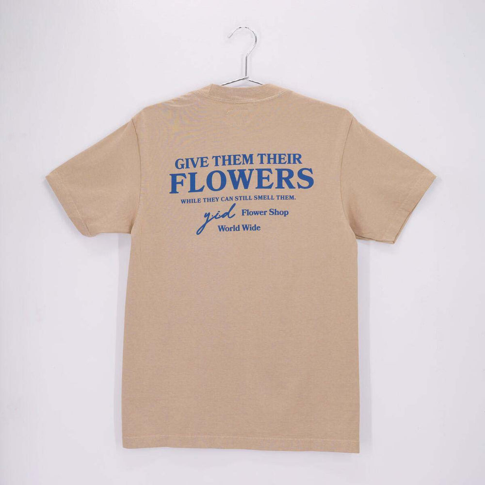 Yesterday Is Dead | FLOWER SHOP TEE OATMEAL/NAVY