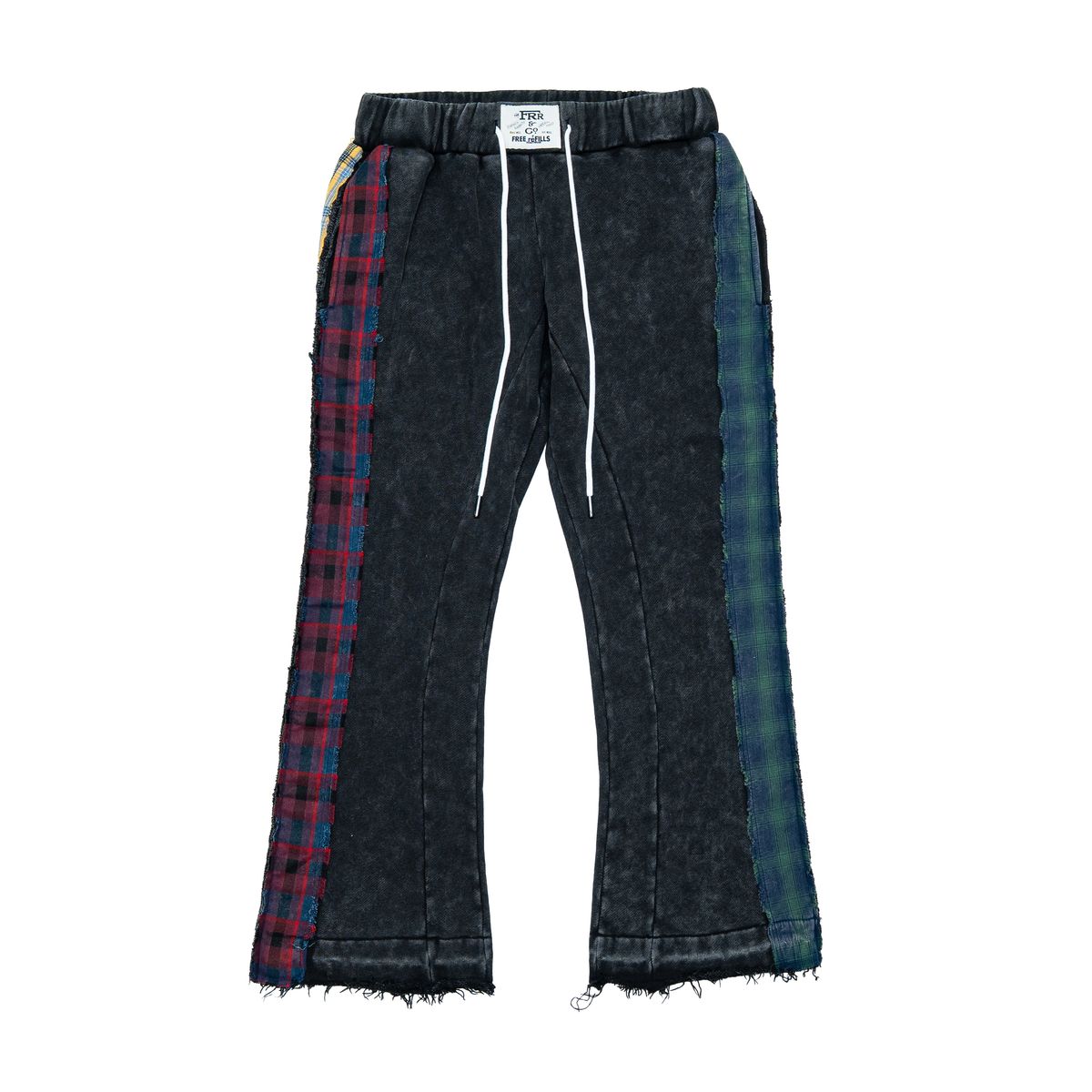 free-refills-multi-flannel-flare-sweat-pants-6-rings-clothing