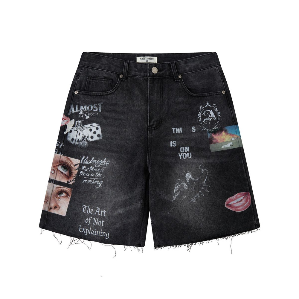 Almost Someday | Gallery Denim Jort - Black