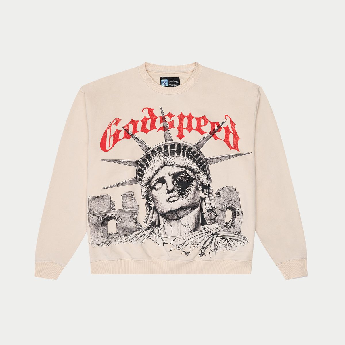 godspeed-r-o-m-e-sweatshirt-beige-red-6-rings-clothing