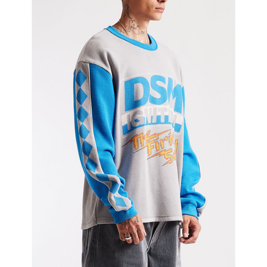 diet-starts-monday-ignition-waffle-long-sleeve-grey-blue-6-rings-clothing