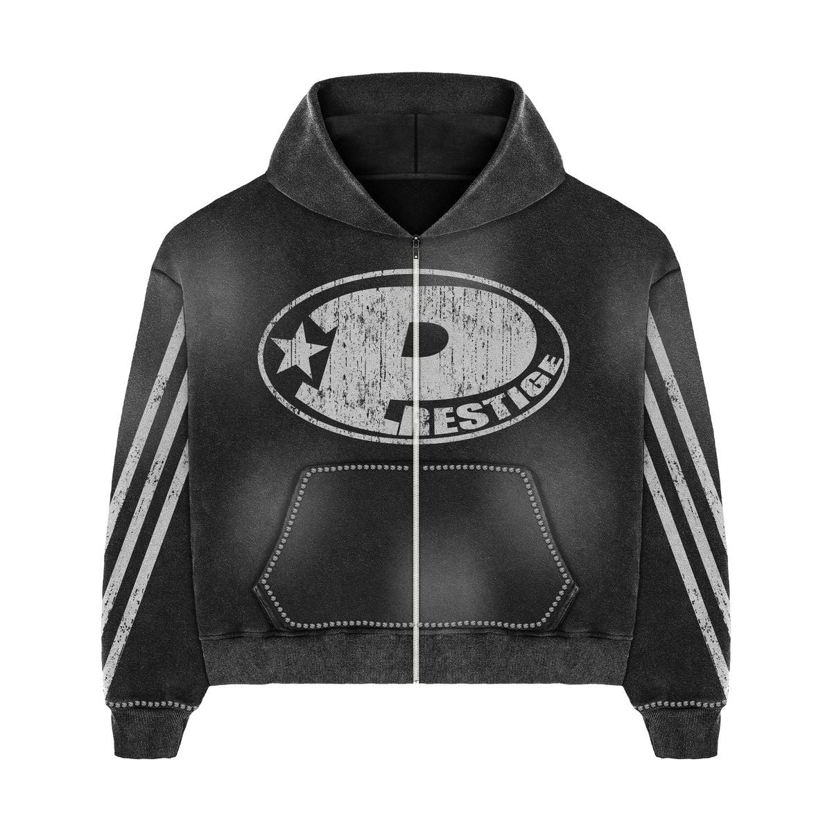 Prestige Collection | Prestige "P Logo" Rhinestone Hoodie