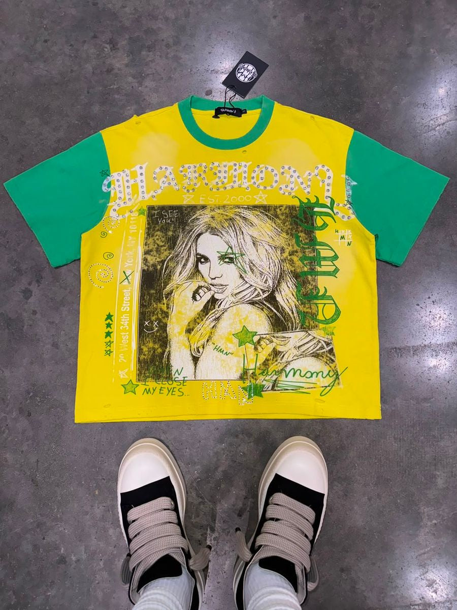 Harmony | Punk Brazil Tee - Yellow