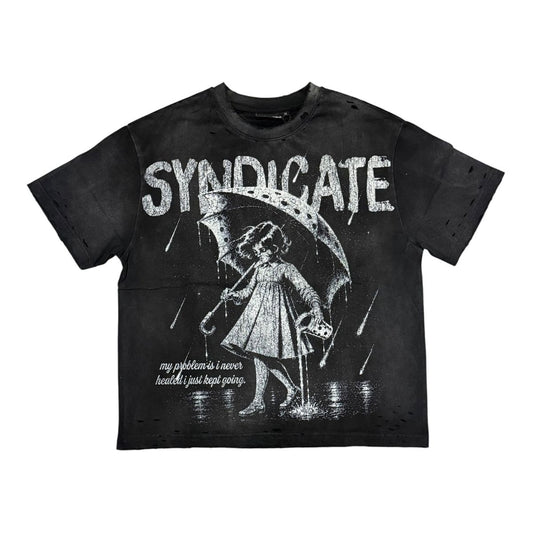 The Syndicate | Healed Tee - Black Wash