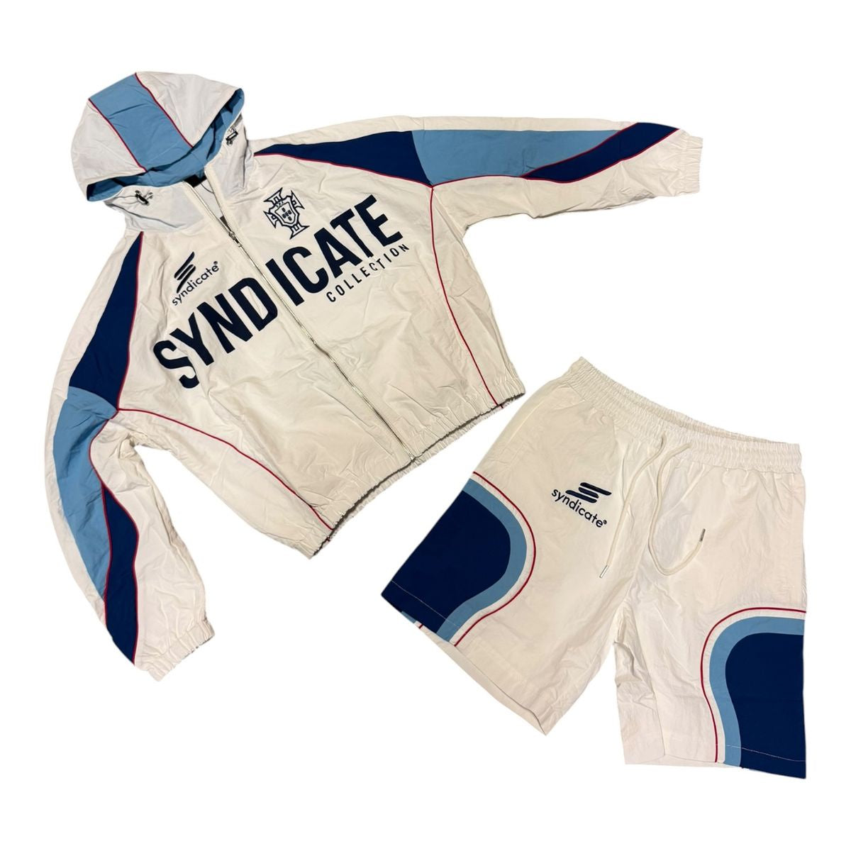 The Syndicate | Nylon Shorts Set - White