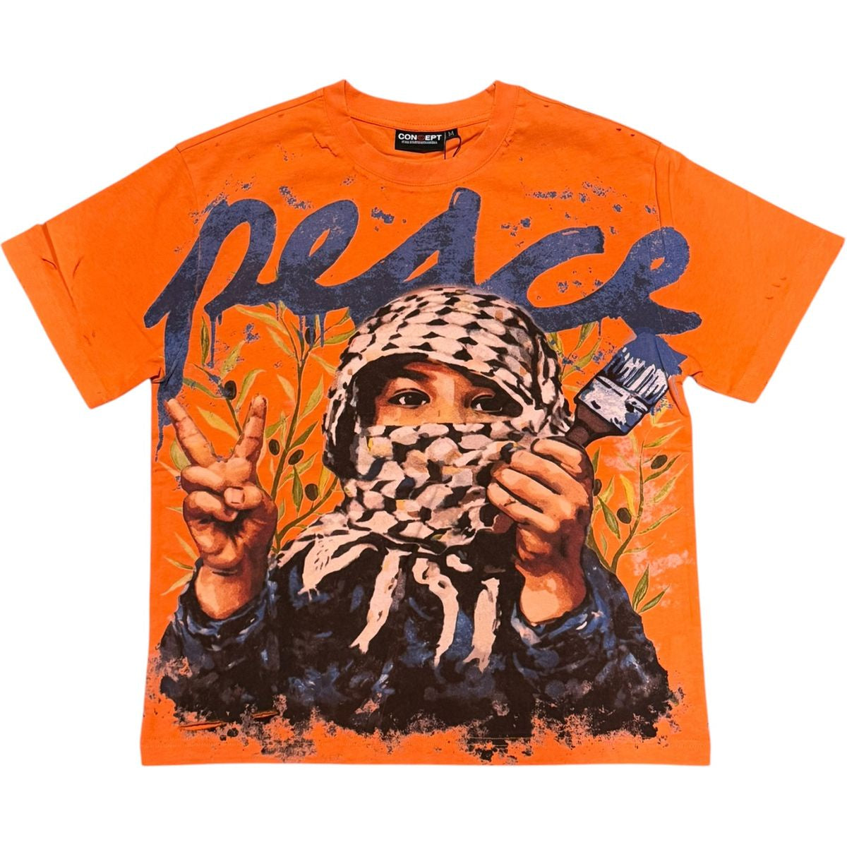 Concept LA | "Peace" Tee - Orange