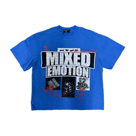 Mixed Emotion | Blue “Lost Identity” Tee