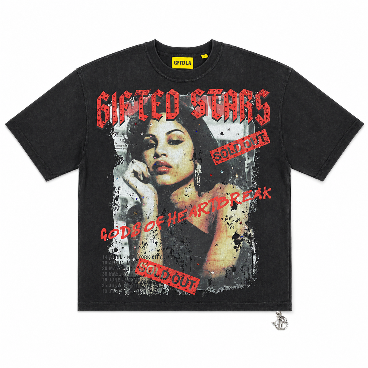 GFTD | HEARTBREAK BLK T