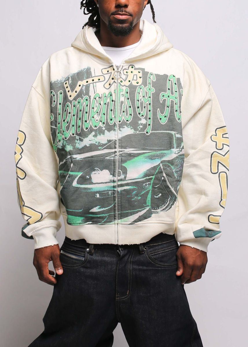 Elements of Art | Blur Zip Hoodie