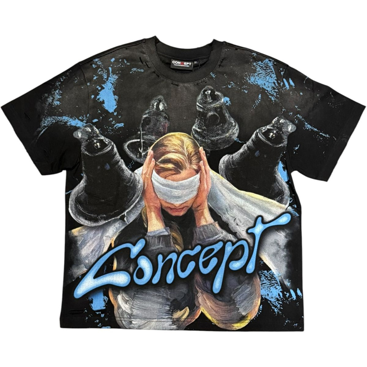 Concept LA | "Silence" Tee- Black Wash